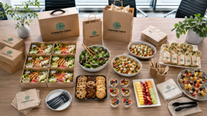 Corporate catering spread for office team — Common Table Catering Phoenix Arizona