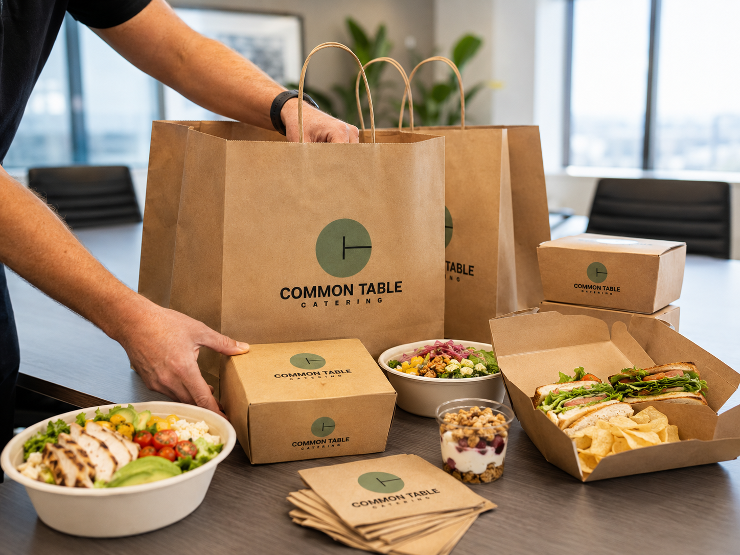 Drop and go catering delivery for East Valley offices — Common Table Catering