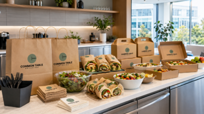 Office catering setup in East Valley Arizona — Common Table Catering