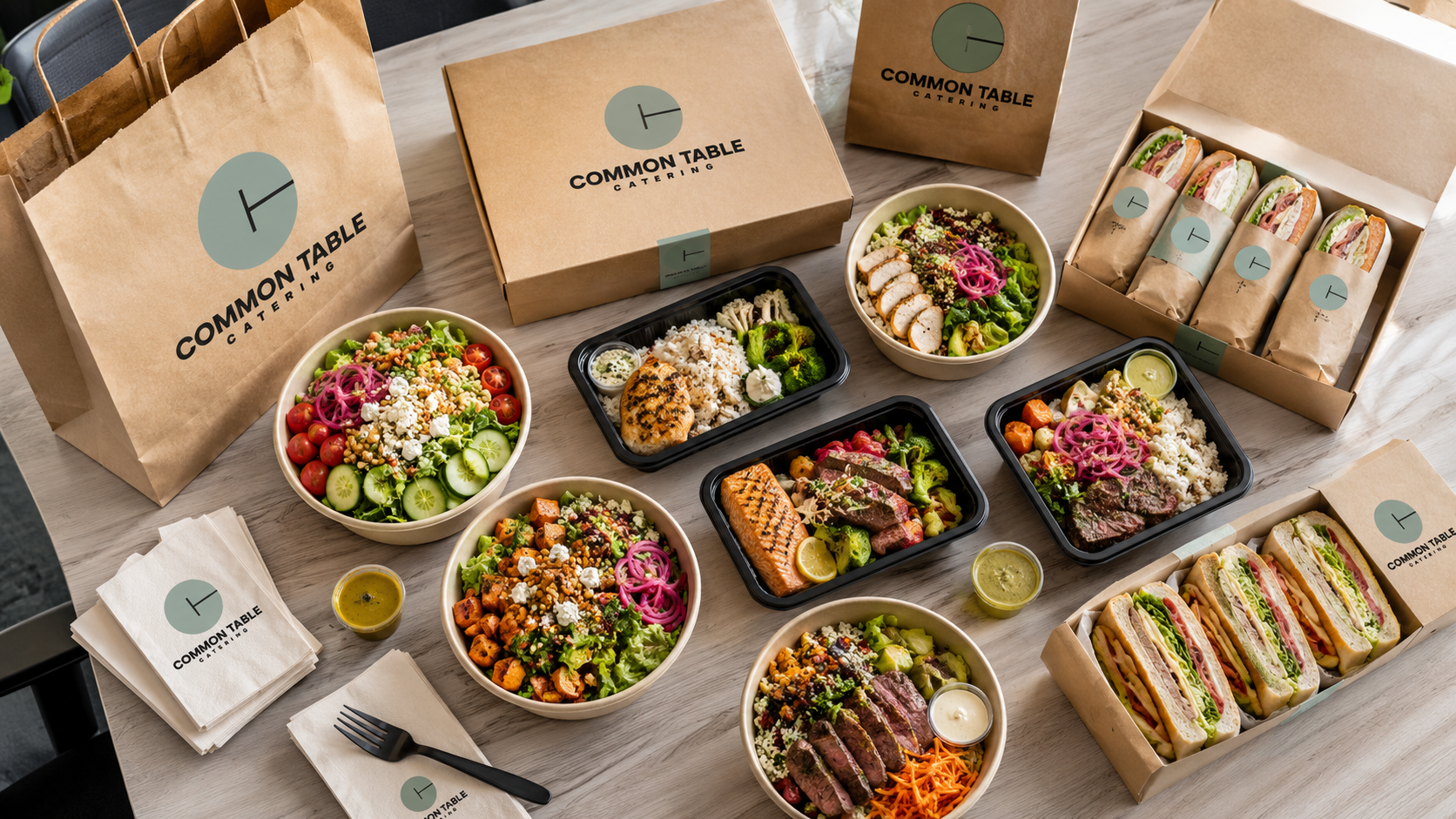 "When your team is fed well, everything runs better." — Chef Warren, Founder of Common Table Catering