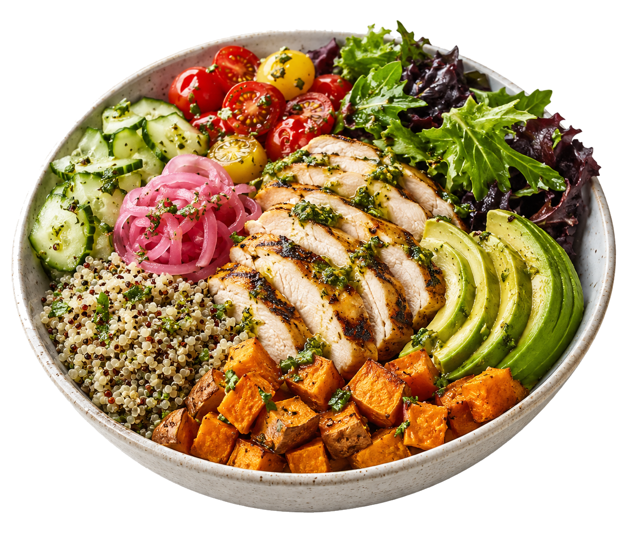 Chef-inspired protein bowl — corporate catering delivery in Arizona